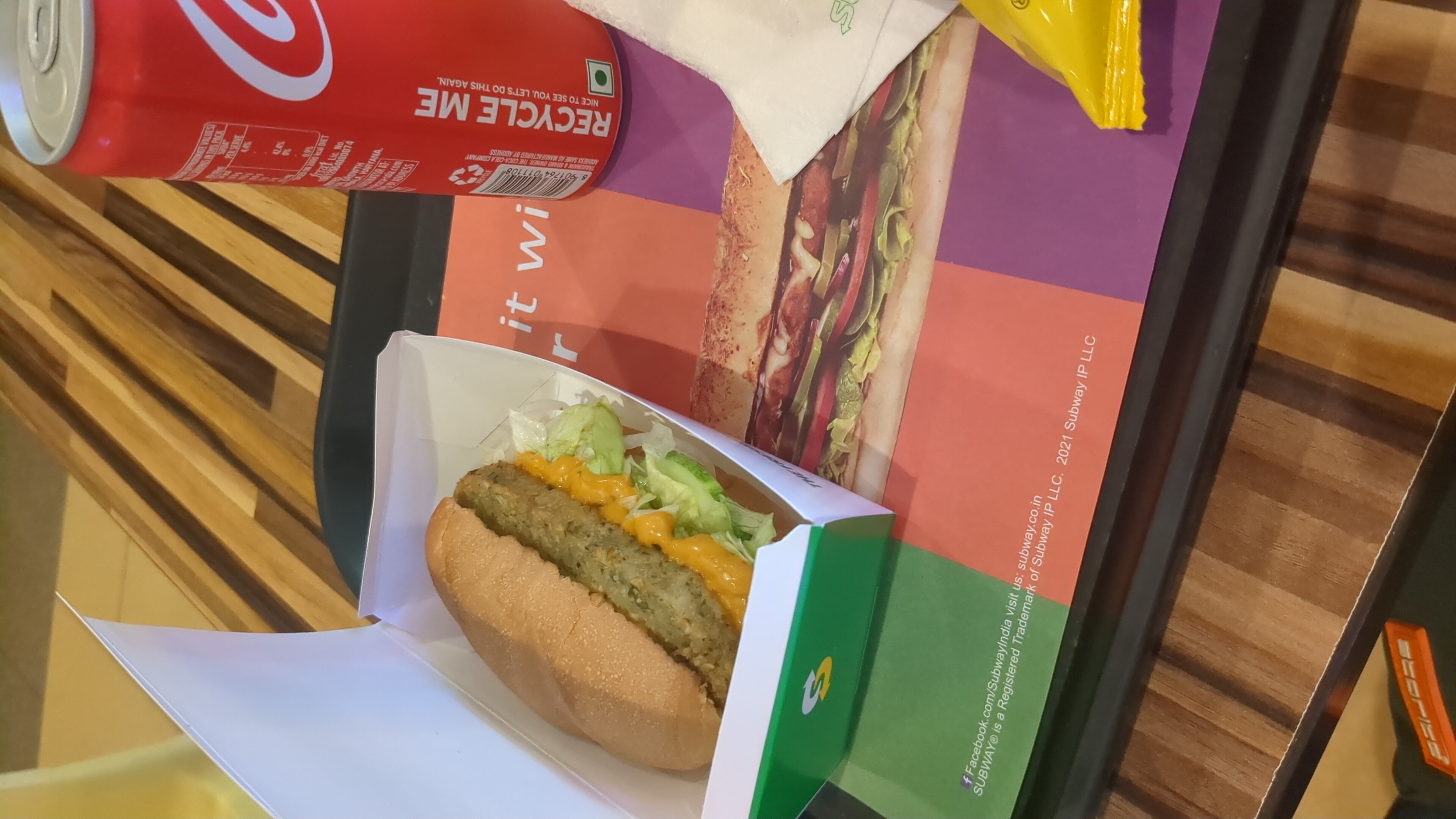 Had subway for the second time after years Image