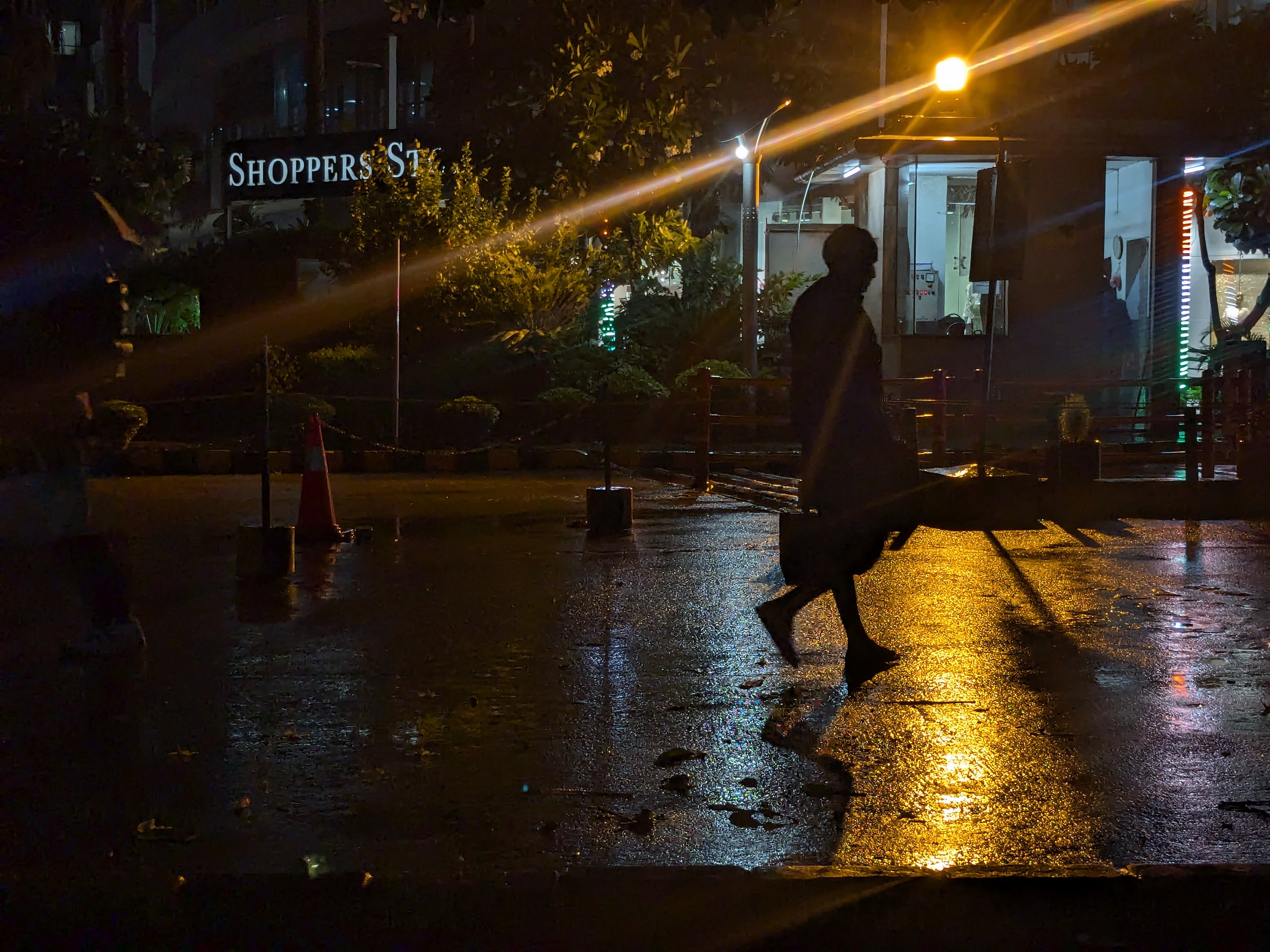 Scenes before treading through the Great Gurgaon flood Image