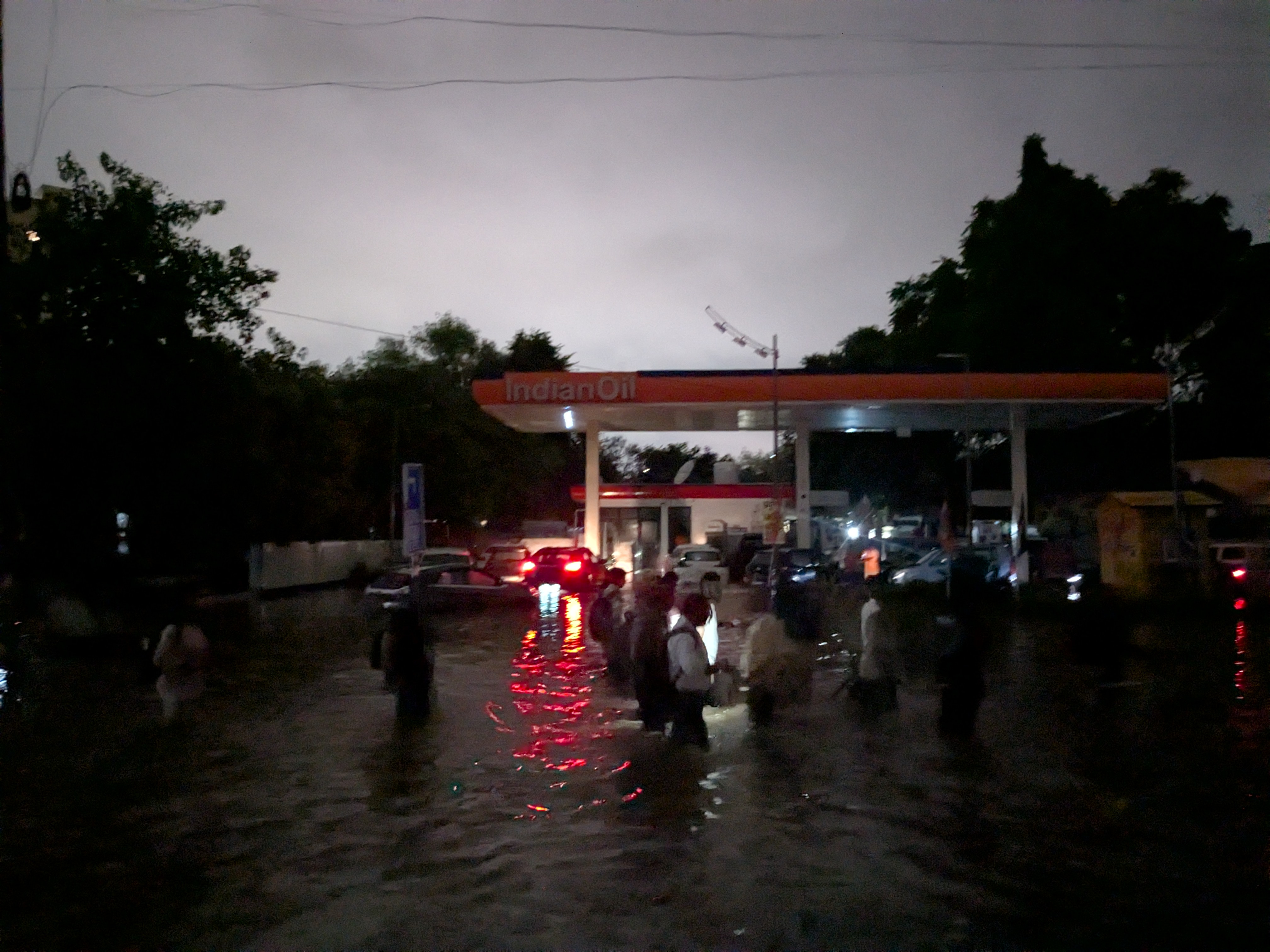 The scenes at Great Gurgaon flood of Sept 1 Image